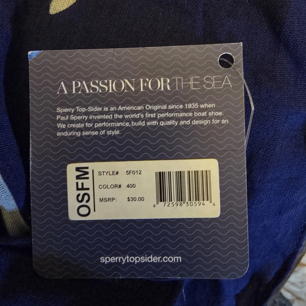 Sperry Blue Scarf